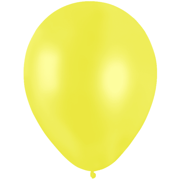 Ballons couleurs biodégradables x 50 Jaunes