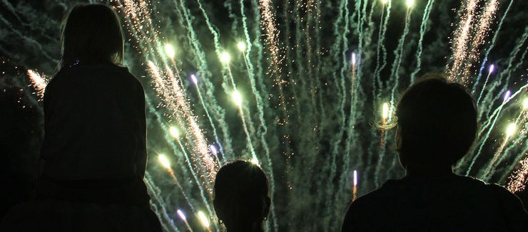 des cendres en feux d'artifice