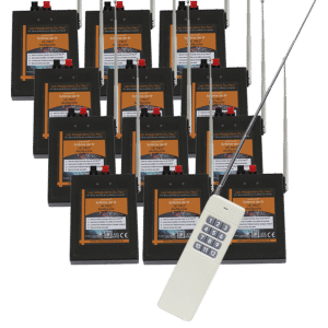 Pack de 12 systèmes de tir HF PRO® Multiposte 1 voie