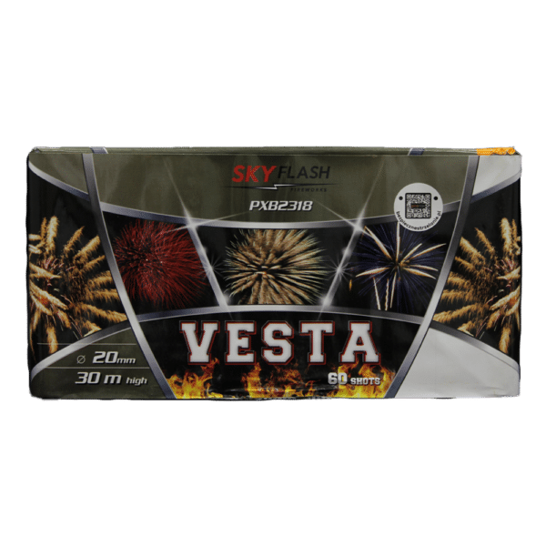 compact d'artifice Vesta 60 shots 30m