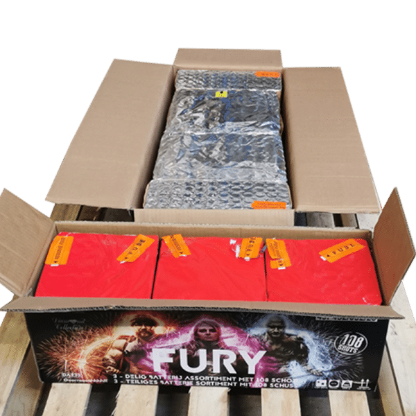 Pack château composé de 2 feux d'artifice automatiques allumage à mèche 2