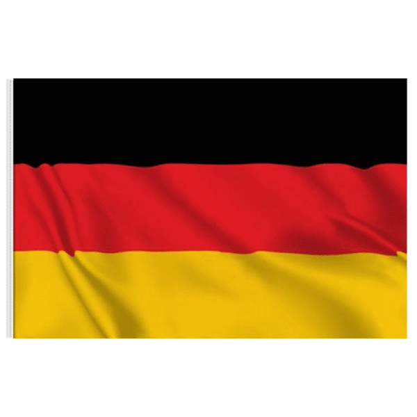 Drapeau Allemagne en matière polyester dimensions 90x150cm