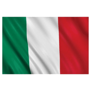 Drapeau Italie en matière polyester dimensions 90x150cm