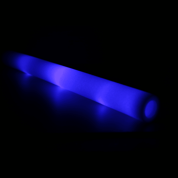 Bâton mousse LED concert bleu 40cm