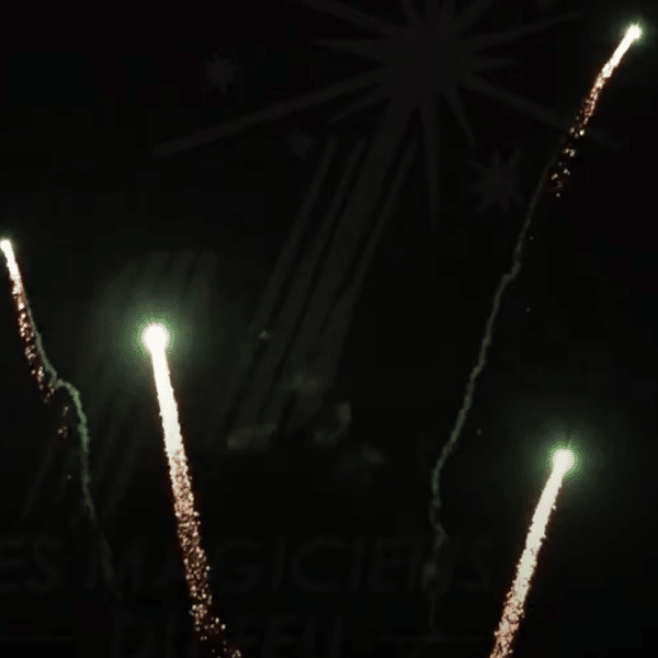 Feu d'artifice automatique Luxe Pyro Français 2min30 effet éventaillé