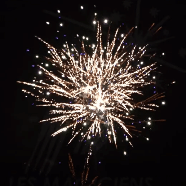 Feu d'artifice automatique haut de gamme Luxe Pyro Français 2min30