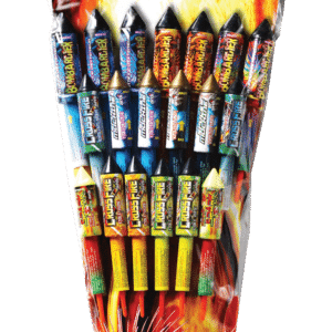 Pochette de 19 fusées d'artifice bombardier