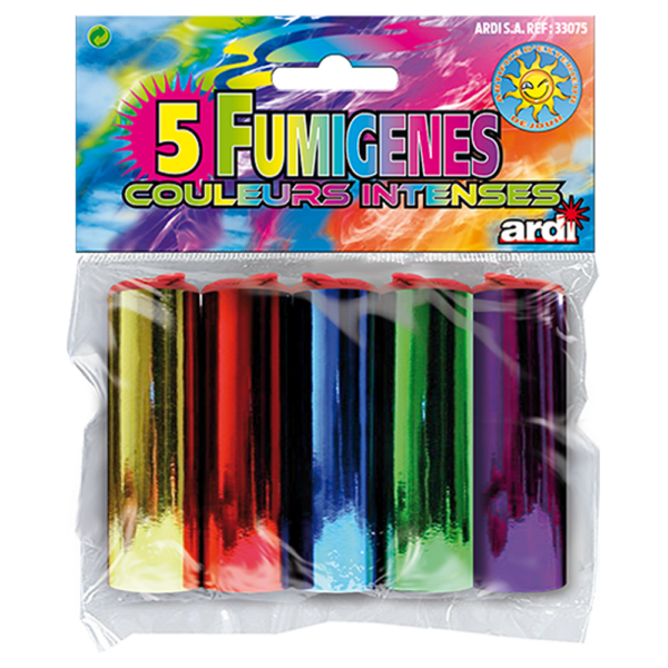 Fumigène couleurs intenses